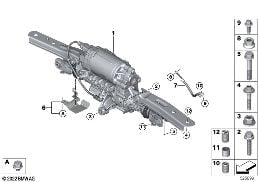 Akční člen HSR/dodat.díly/řídicí jedn. diagram for BMW X6 G06 LCI 30dX