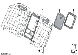 SEAT, REAR, SEAT FRAME, BASE SEAT diagram for BMW 7 Series G70 735i