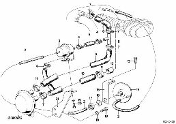 EMISSION CONTROL diagram for BMW 3 Series E21 320i
