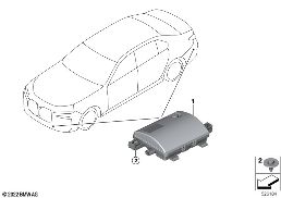 Vehicle Sound Generator diagram for BMW 7 Series G70 740iX