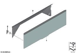 BMW Theatre Screen diagram for BMW 7 Series G70 740iX
