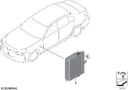 Headunit High 5 diagram for BMW 7 Series G70 740iX