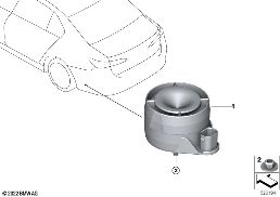 Autoalarm diagram for BMW 7 Series G70 740iX