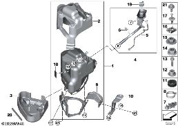 SCR-Behälter aktiv diagram for BMW X5 F15 40dX