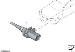 Czujnik temperatury diagram for BMW 7 Series G70 740iX
