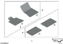 Automatten diagram for BMW Rolls-Royce Cullinan RR31 Cullinan