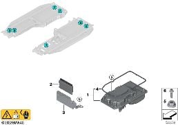 Sterowniki akum. wysokonap. diagram for BMW 7 Series G70 M760eX