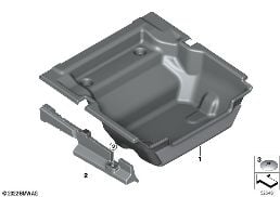 STORAGE SURFACE, TRUNK FLOOR diagram for BMW 7 Series G70 i7 xDrive60