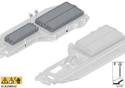 Moduł akum. wysokonap. diagram for BMW 7 Series G70 M760eX