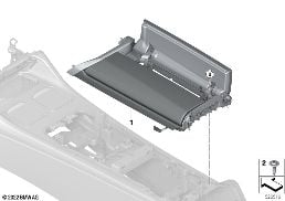 ARMREST, CENTRE CONSOLE diagram for BMW 7 Series G70 i7 xDrive60