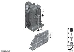 CONDENSER AIR CONDITIONING diagram for BMW 7 Series G70 750eX