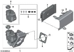 POWER BRAKE diagram for BMW X5 G05 LCI 40iX