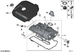 CYLINDER HEAD COVER/MOUNTING PARTS