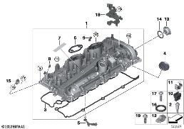 CYLINDER HEAD COVER/MOUNTING PARTS
