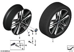 BMW LA WHEEL DOUBLE SPOKE 877M - 21