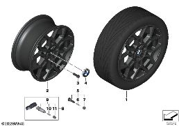 BMW LA WHEEL STAR SPOKE 880M - 18