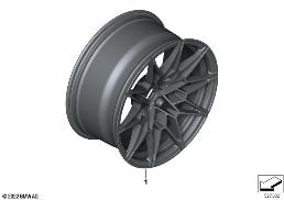 INDIVIDUAL LIGHT ALLOY WHEEL diagram for BMW 4 Series G82 M4 Coupé LCI M4