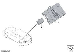 Telematic Communication Box 4 diagram for BMW X6 G06 LCI 30dX