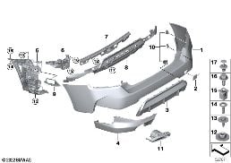 M TRIM, REAR