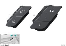Pulsador revestimiento de la puerta diagram for BMW X2 U10 18d