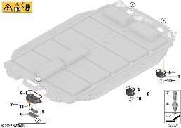 Stekker hoogvoltage accueenheid diagram for BMW Rolls-Royce Spectre Coupé RR25 Spectre