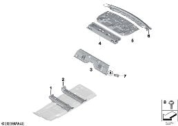 PARTITION TRUNK/FLOOR PARTS