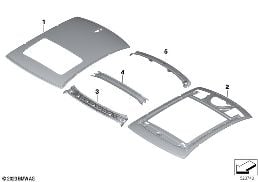 dach diagram for BMW 5 Series G60 sedan 520i