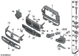 AIR DUCTS diagram for BMW 4 Series G22 Coupé LCI M440dX