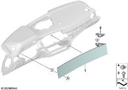 MULTIFUNCTIONAL DISPLAY diagram for BMW 3 Series G21 Touring LCI 320dX