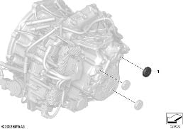 SEALING CAP 7DCT300/400/HDT400/400M diagram for BMW X2 U10 20dX