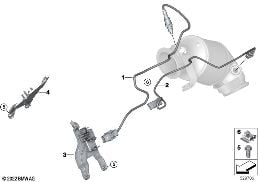 Lambdasonde/Anbauteile diagram for BMW X5 M F95 X5 M