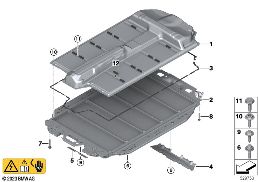 Huis hoogvoltage accueenheid diagram for BMW Rolls-Royce Spectre Coupé RR25 Spectre