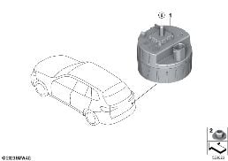 Alarma anti-robo diagram for BMW X5 G05 LCI 30dX