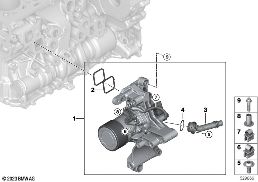 COOLING SYSTEM-COOLANT PUMP diagram for BMW 5 Series G60 Sedan 520d
