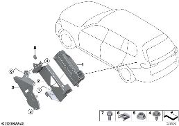 AMPLIFIER / BRACKET diagram for BMW X7 G07 30dX