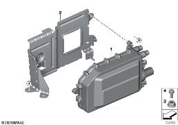 ที่ทำความร้อนไฟฟ้ามีการไหลเวียนตลอดเวลา diagram for BMW X2 U10 iX2 eDrive20