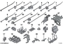 VARIOUS CABLE HOLDERS