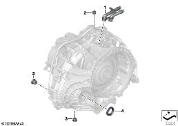 Singoli elem.cambio 7DCT300TUE diagram for BMW X1L U12 X1 20Li
