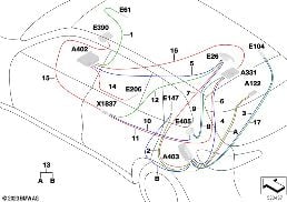 WIRING HARNESS REPAIR CABLE ANTENNA/COAX diagram for BMW X3 G08 30iX