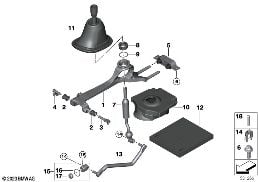 GEARSHIFT MANUAL TRANSMISSION diagram for BMW 3 Series G80 M3 M3