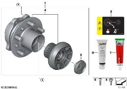 M Performance Parts diagram for BMW 3 Series G80 M3 LCI M3