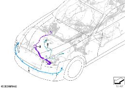 Reparatiekabel hoofdkabelboom - voor diagram for BMW Rolls-Royce Spectre Coupé RR25 Spectre