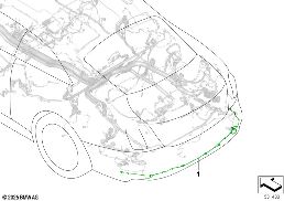 Reparatiekabel hoofdkabelboom - achter diagram for BMW Rolls-Royce Spectre Coupé RR25 Spectre