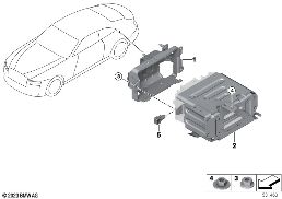 Extra accu aanbouwdelen diagram for BMW Rolls-Royce Spectre Coupé RR25 Spectre