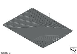 FITTED LUGGAGE COMPARTMENT MAT diagram for BMW 5 Series G60 Sedan 550eX