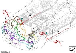 REP.CABLE F.MAIN WIRING HARNESS - FRONT