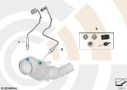 REP. KIT WELDED CASE EXHAUST GAS SENSORS diagram for BMW 5 Series F10 LCI 528i