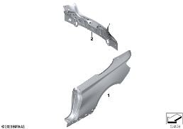 SIDE PANEL/TAIL TRIM diagram for BMW 2 Series F23 LCI 220i