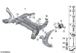 FRONT AXLE SUPPORT/WISHBONE