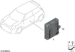 Řídicí jednotka dveří str.řidiče diagram for BMW MINI F66 JCW